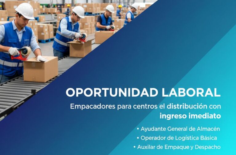 Lee más sobre el artículo Empacadores para centros de distribución con ingreso inmediato