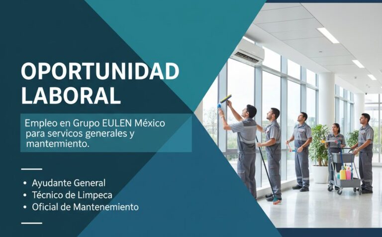 Lee más sobre el artículo Empleo en Grupo EULEN México para servicios generales y mantenimiento