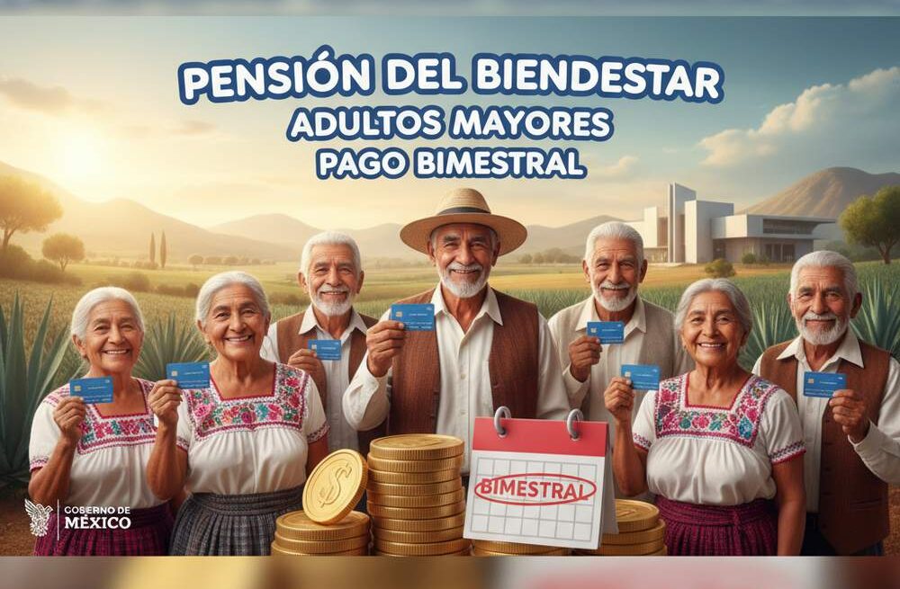 Pensión del Bienestar para adultos mayores con pago bimestral