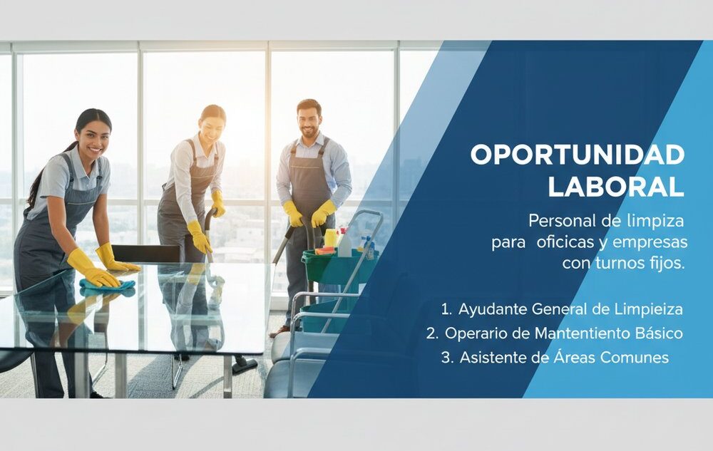 Lee más sobre el artículo Personal de limpieza para oficinas y empresas con turnos fijos