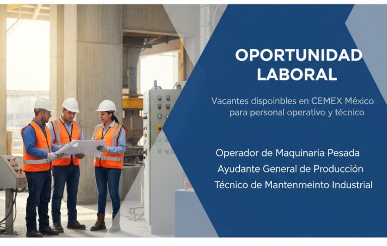 Lee más sobre el artículo Vacantes disponibles en CEMEX México para personal operativo y técnico