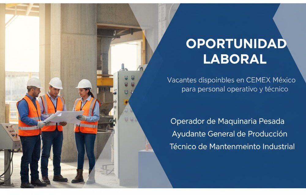 Lee más sobre el artículo Vacantes disponibles en CEMEX México para personal operativo y técnico