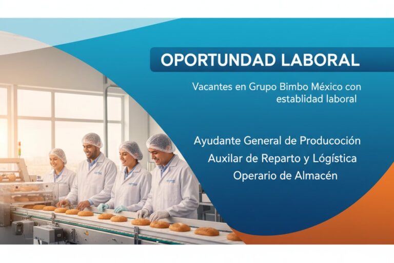 Lee más sobre el artículo Vacantes en Grupo Bimbo México con estabilidad laboral