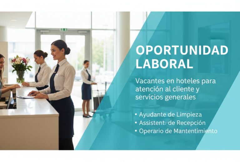 Lee más sobre el artículo Vacantes en hoteles para atención al cliente y servicios generales